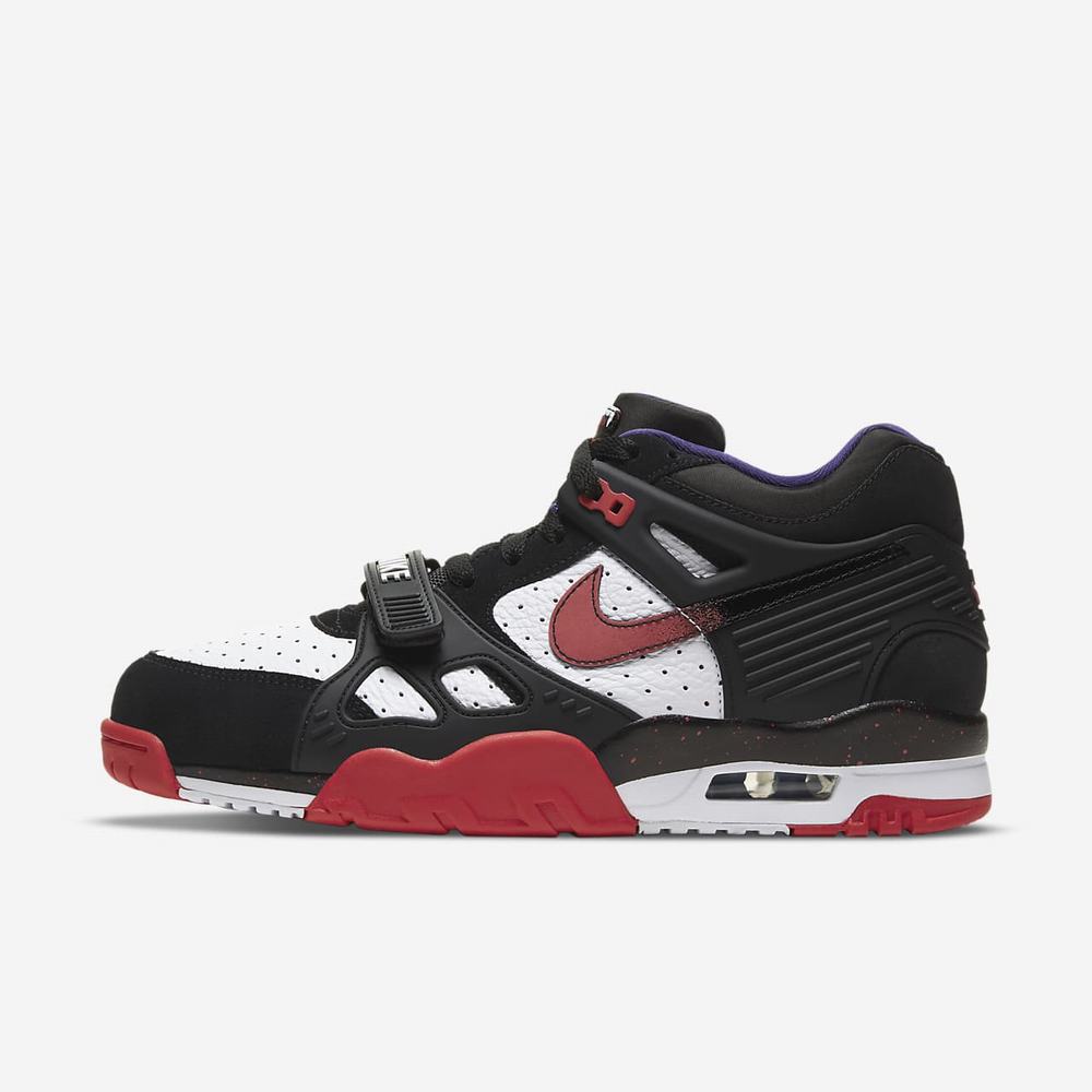 Sneakers Nike Air Max Trainer 3 Noir 0362-985 Black/White/New Orchid/University Red Homme | JHF-25694645